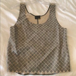 Fendi leather tank top